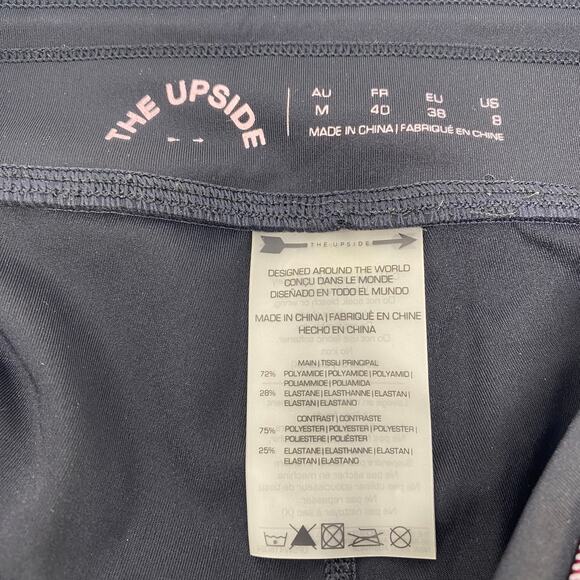 THE UPSIDE Saratoga Panelled Yoga Pant in Black Multi Size 8 - Picture 5 of 9